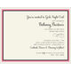 Leopard Shoe Die-cut Invitations Image 2 of 2